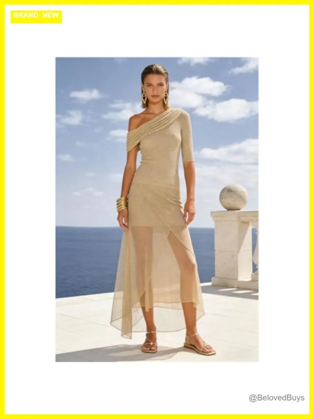 Women's Strappy Flat Sandals Square Toe Slingback Dressy Beach Slides